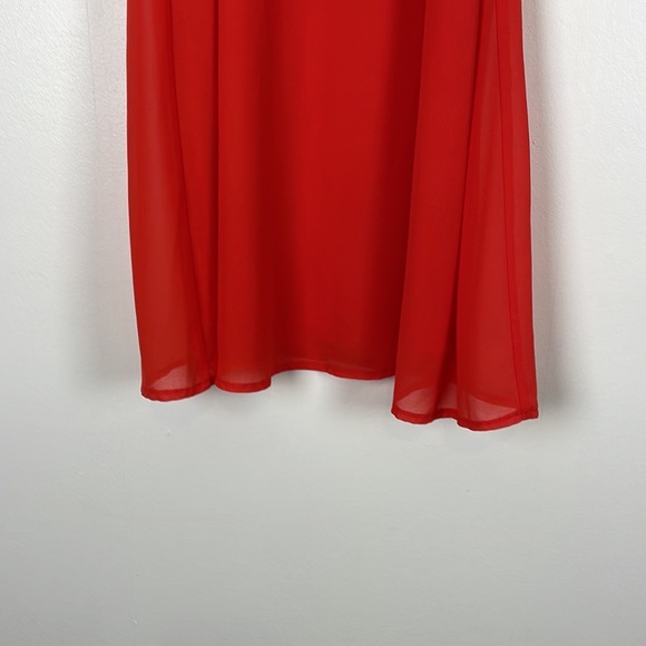 Lulus dress women's size small spaghetti strap red pullover lined sleeveless - Picture 2 of 8